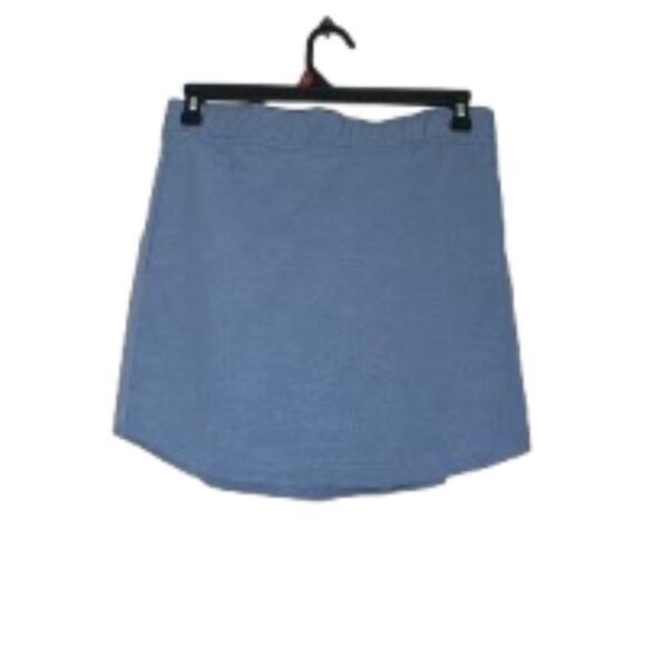 Eddie Bauer Elastic Waist Blue Floral Print Women's Skort Size Medium - Picture 1 of 8